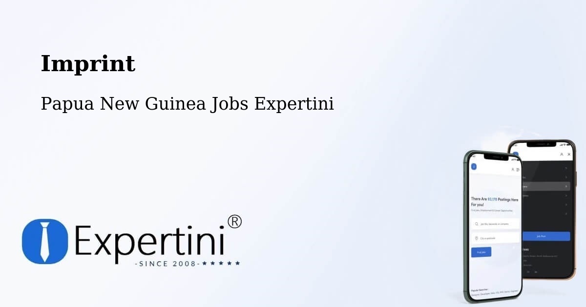 Imprint – Ijivitari - Papua New Guinea Jobs Expertini